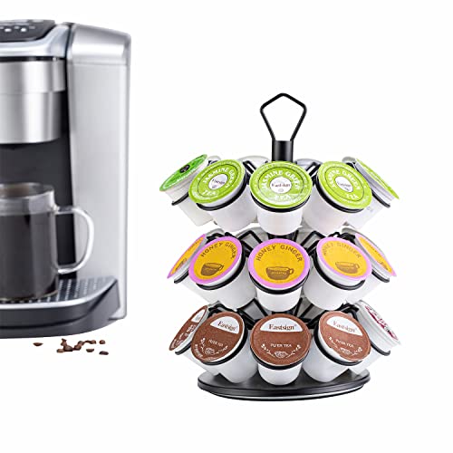 Rice rat K-Cup Storage Coffee Capsules Pod Holder Carousel Capsule Display Storage for k-cup（27pods-3tiers） - Image 1