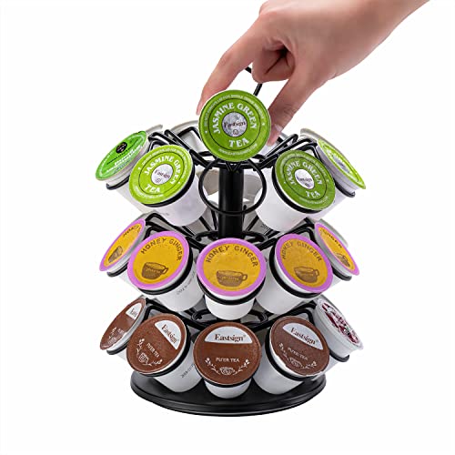 Rice rat K-Cup Storage Coffee Capsules Pod Holder Carousel Capsule Display Storage for k-cup（27pods-3tiers） - Image 5