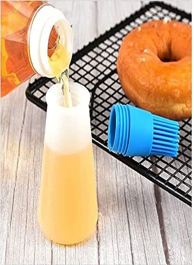 Tendula Silicone Oil Bottles with Brushes, Pastry Basting Brush Oil Honey Wine Sauce Grill Brush for Barbecue, Roasting, Baking, and Grilling - Image 5