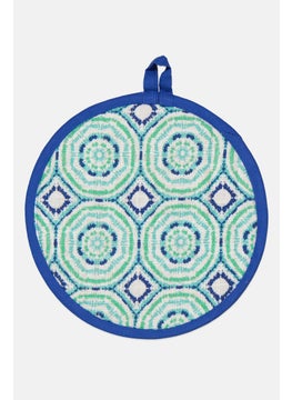 Sttelli Aztec Pattern Hypnotic Pot Holder, Blue  - Image 1