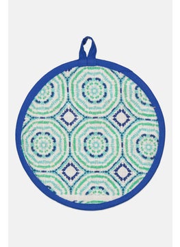 Sttelli Aztec Pattern Hypnotic Pot Holder, Blue  - Image 4