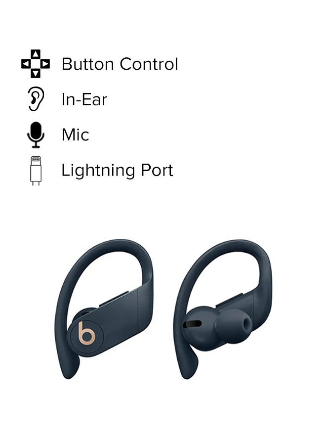 beats Powerbeats Pro Wireless Bluetooth In-Ear Headphone Navy Blue - Image 2