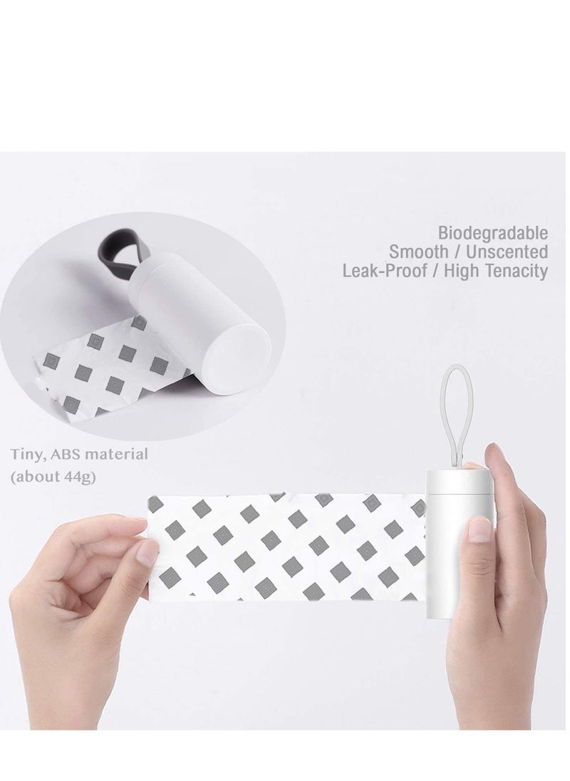 LuQu - Diaper Disposal Bag Dispenser with 2 Biodegradable Garbage Bag Rolls-Pack of 2 - Image 1