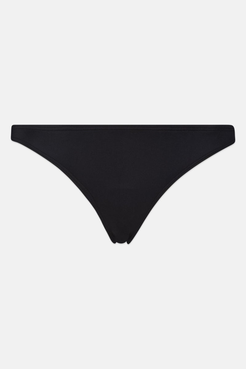 Billabong Women Plain Pull On Bikini Bottom, Black - Image 1