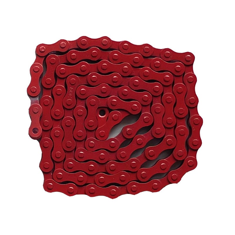 Generic Colorful Fixed-Gear Bike Chain 94-Link Road Cycling Red