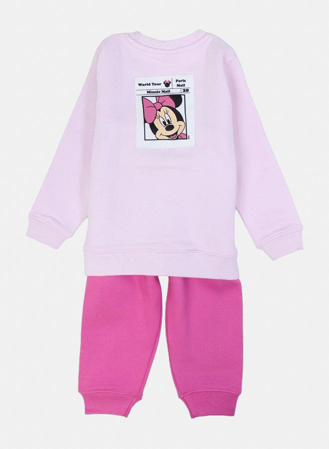 طقم بيجاما قطني للبنات – بطبعة ميني ماوس - Image 2