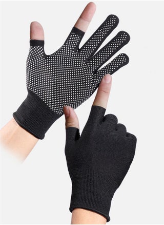 10 PCS Multi-purpose nylon exposed two-finger gloves for work safety - Breathable, non-slip, fingerless design for gardening, construction, lifting and inspection - pzsku/Z7A45FFAC3BE7FCC9D07BZ/45/_/1725288259/25273e38-b00d-4ea6-8257-8d3a213d46c9