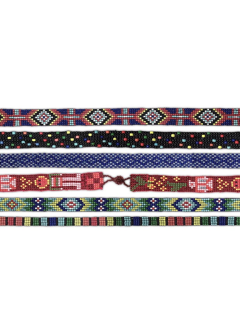 Mountain Gems - Frame Bead Loom Kit for Beaded Bracelets Earrings Belts Making Includes Seed Beads - Image 1