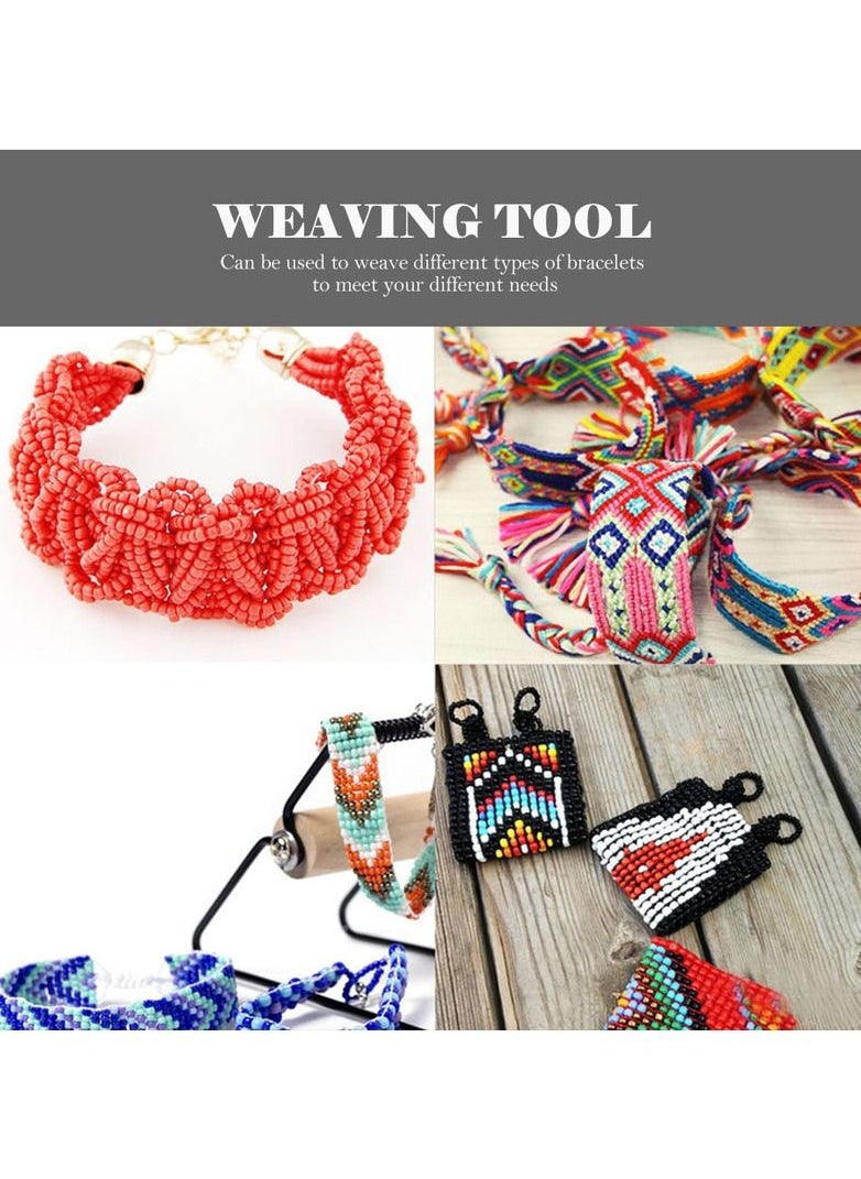 Mountain Gems - Frame Bead Loom Kit for Beaded Bracelets Earrings Belts Making Includes Seed Beads - Image 1