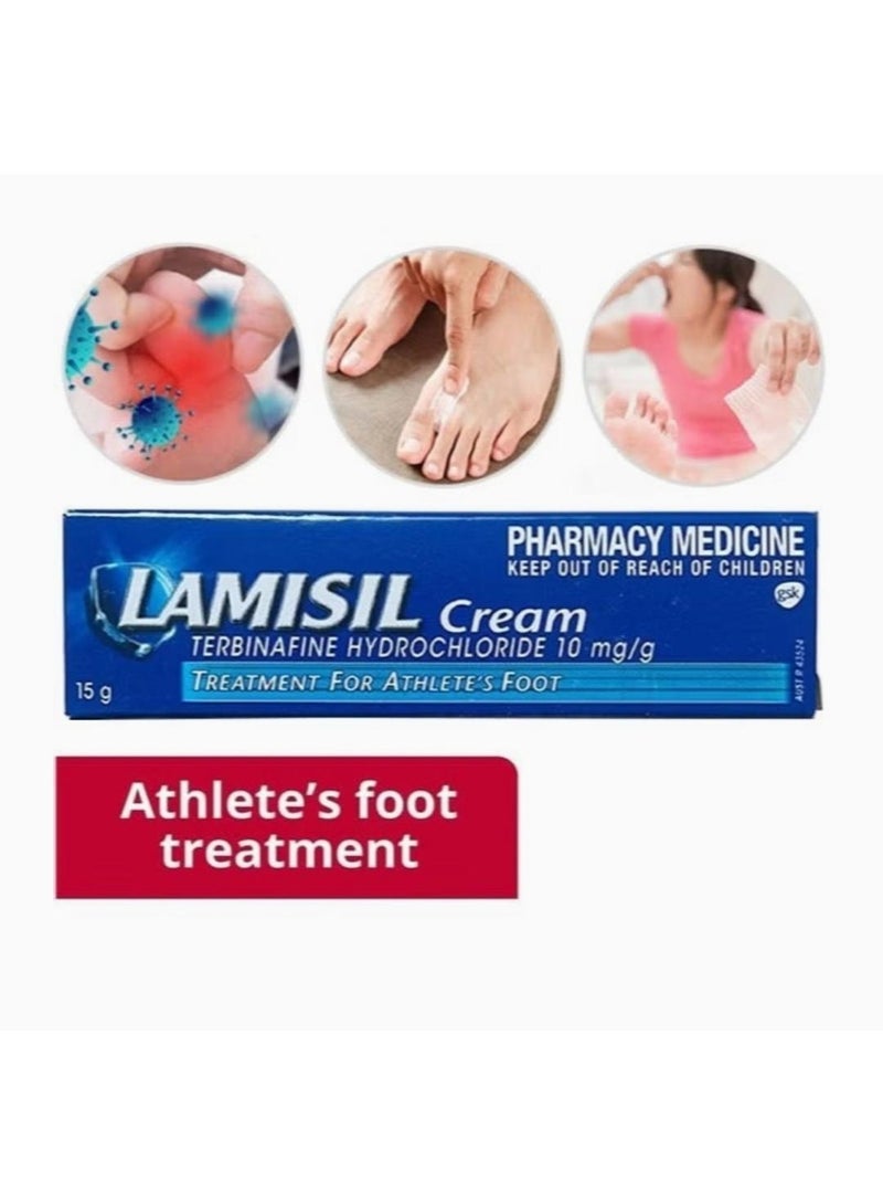 Lamisil cream for the treatment of fungal skin infections 15 g