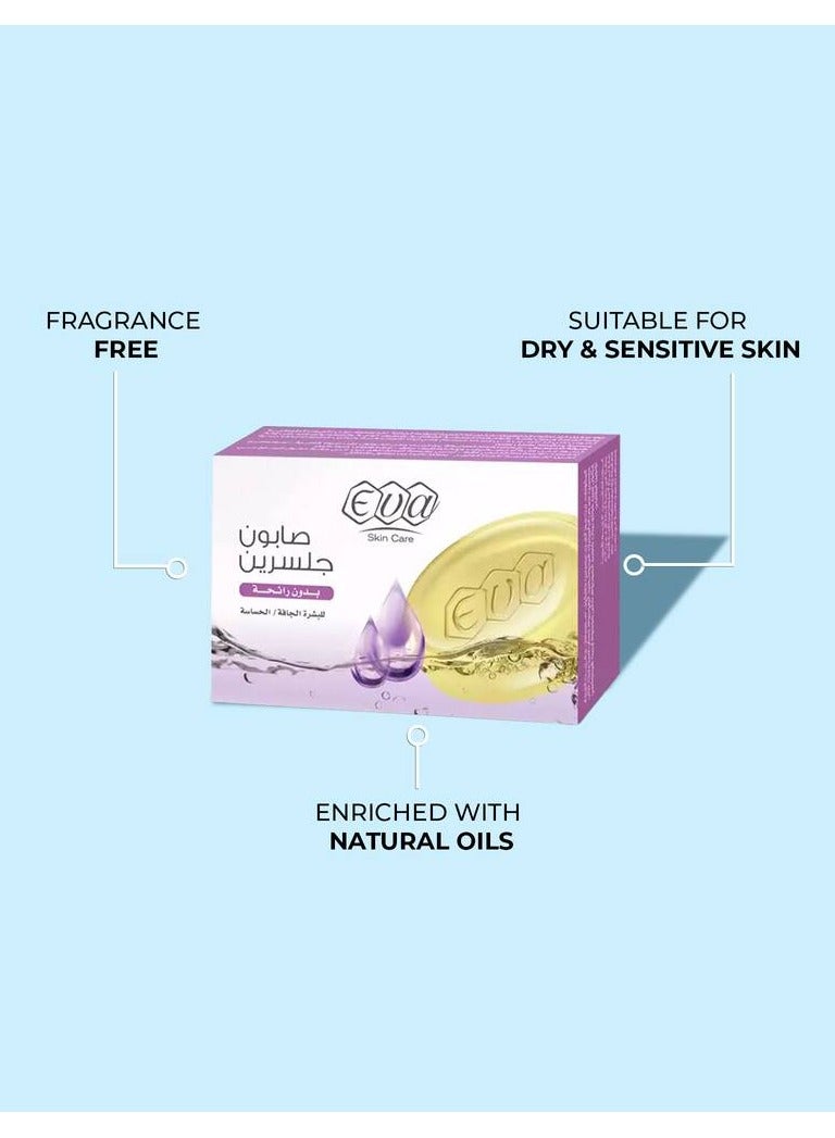 Eva Glycerin Soap Fragrance Free 120 GM - Image 2