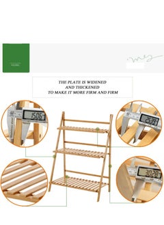 Beauenty Bamboo Plant Stands, Outdoor Multi-plant Plant Stands, Corner Plant Stand, Flower Stand, Plant Stand, Indoor Plant Table  - Image 3