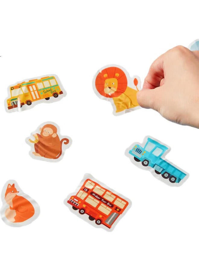 Mideer Baby Jelly Sticker Set, Baby Sticker Book, Children'S Stickers, Concentration Training - The Incredible Aquarium - Image 1