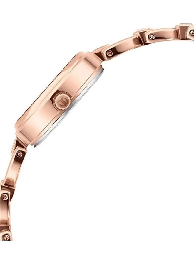 TITAN Women's Analog Display Watch With Rose Gold Metal Strap - 2601WM04