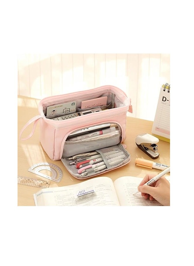Bukela Pencil Case Large Capacity Pencil Pouch Handheld Pen Bag Cosmetic Portable Gift for Office School Teen Girl Boy Men Women Adult  - Image 5