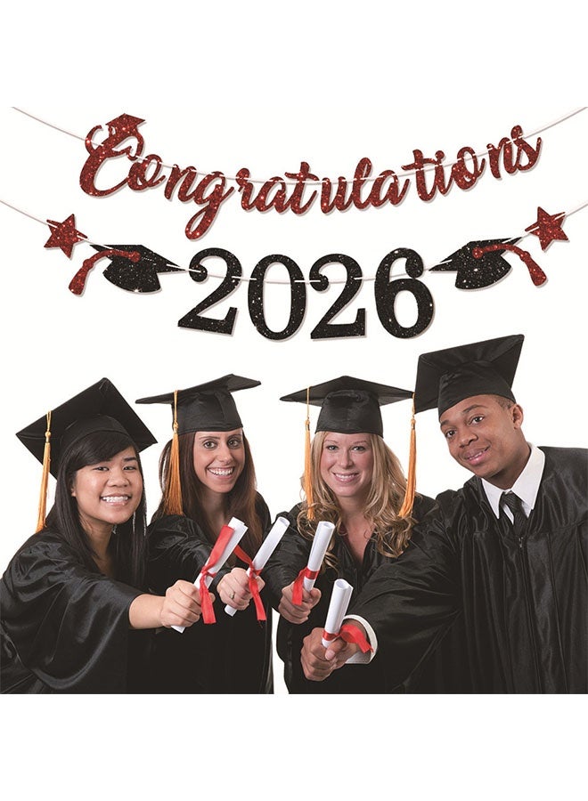 Happy D 2026 Graduation Banner – Graduation Party Decoration Flag - Image 2