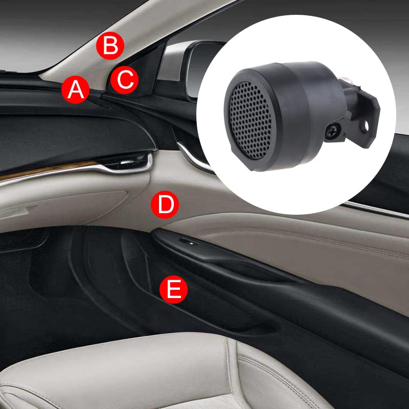 DriSentri 4pcs Dome Tweeters, 12V 500W High Efficiency Car Stereo Speakers, TP-006A Mini Dome Tweeter Speakers for Car Audio System Accessories - Image 4