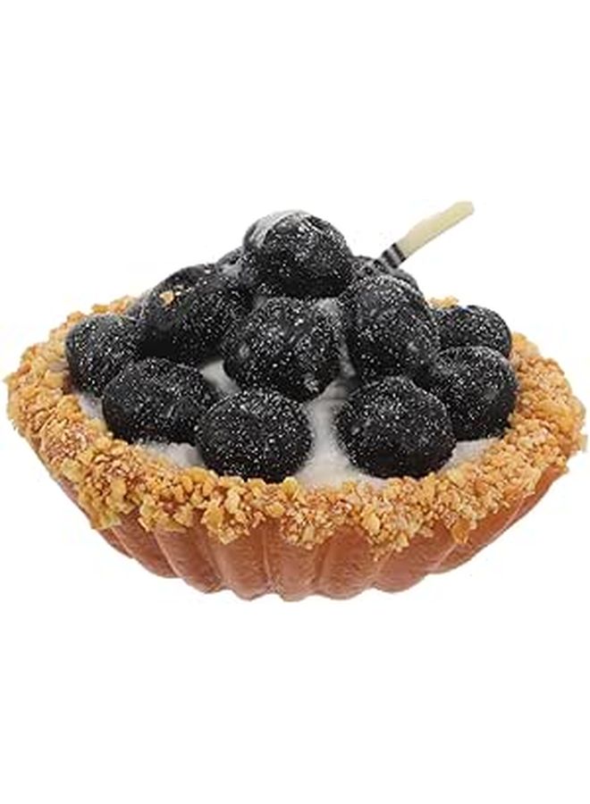 Realistic Blueberry Artificial Fruit Tart Prop for Home Kitchen Display Photography - Image 1