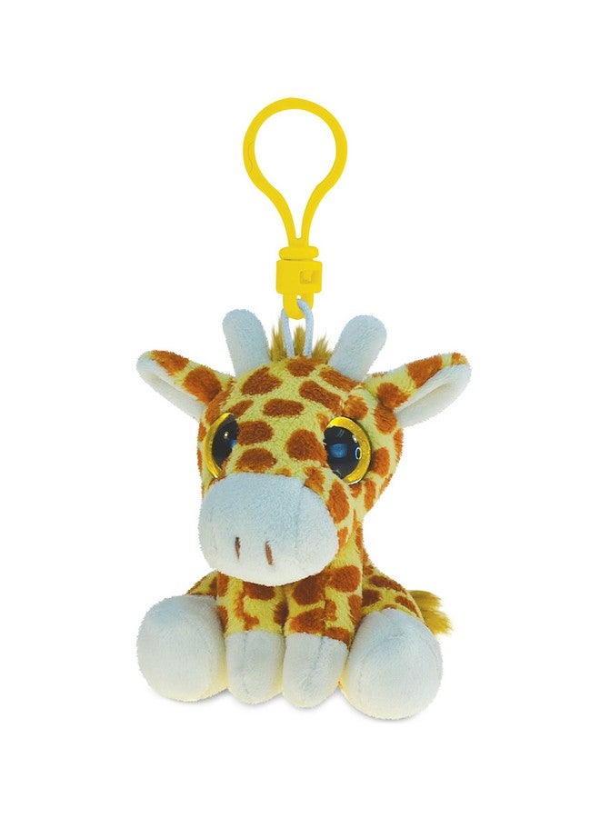 Puzzled Puzzled DolliBu Big Eye Giraffe Plush Keychain - Stuffed Giraffe Keychain, Fluffy Plush Keychains for Backpack, Purse, Wallet, or Bag, Cute Zoo Party favors Keychain Charm for Kids and Adults - 6 Inch  - Image 1