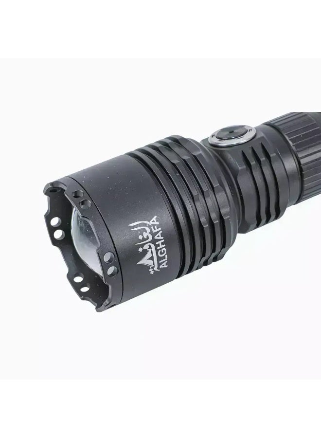 ALGHAFA Camping LED Flashlight XHP90 – High Power Rechargeable Torch – 5 Modes Long Runtime Light – ALGHAFA - Image 1