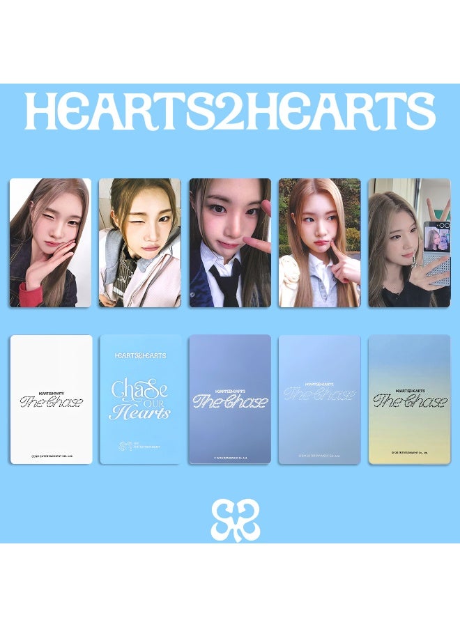 NIBEMINENT 5 قطع قلوب Kpop Hearts2Hearts - بطاقات Juun The Chase Lomo لجمع الهدايا لمحبي المعجبين - Image 1