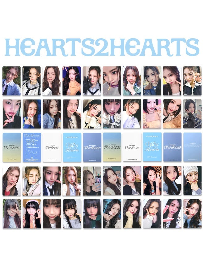 NIBEMINENT 5 قطع قلوب Kpop Hearts2Hearts - بطاقات Juun The Chase Lomo لجمع الهدايا لمحبي المعجبين - Image 3