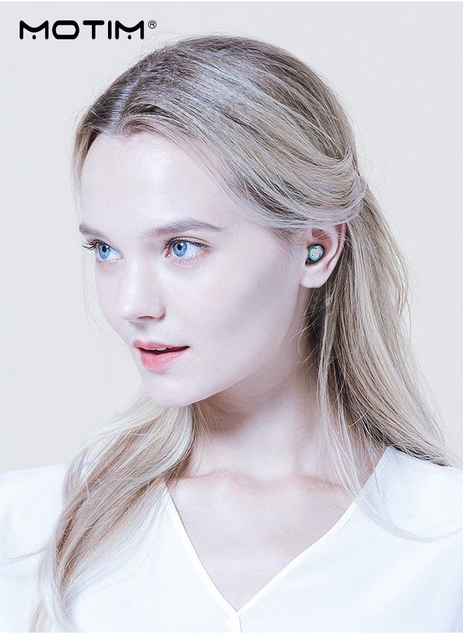 True Wireless Bluetooth Earbuds w/Noise Cancelling, Hi-Fi Sound, HD Voice, Automatic Power On Pairing, 360 Audio, Comfort Ear Fit, Conversation Mode, Water Resistant, LED Intelligent Digital Display
