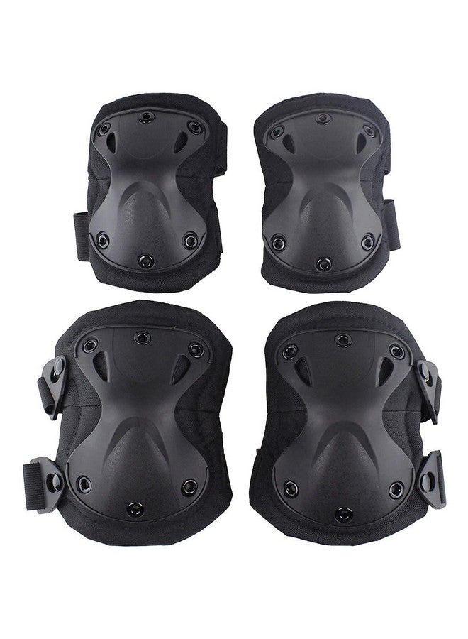 Linist مجموعة وسادات الركبة والمرفقين التكتيكية الاحترافية من لينست - مجموعة معدات تكتيكية متقدمة - Image 1