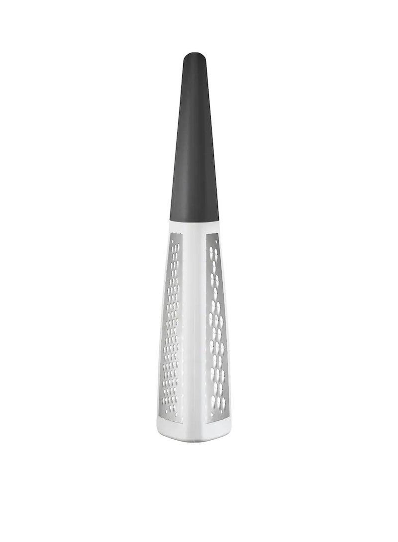 Grater with handle stainless steel dark grey  - Image 1