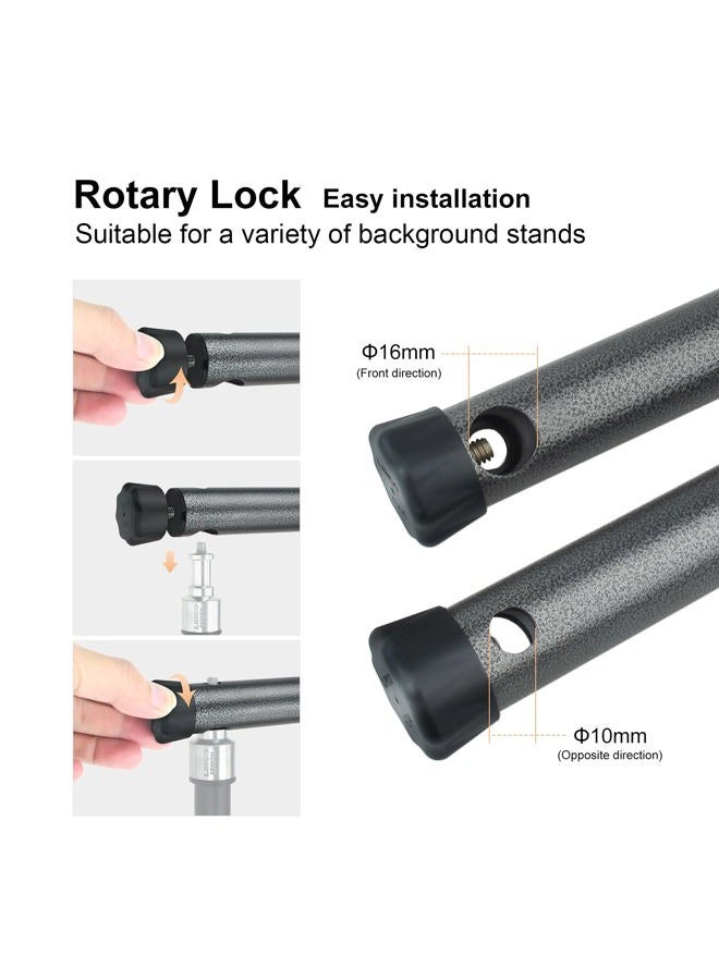 Linco عصا عرضية لاستوديو لينكوستور لوقوف الخلفيات، 10 أقدام، تلسكوبية AM236 - Image 4