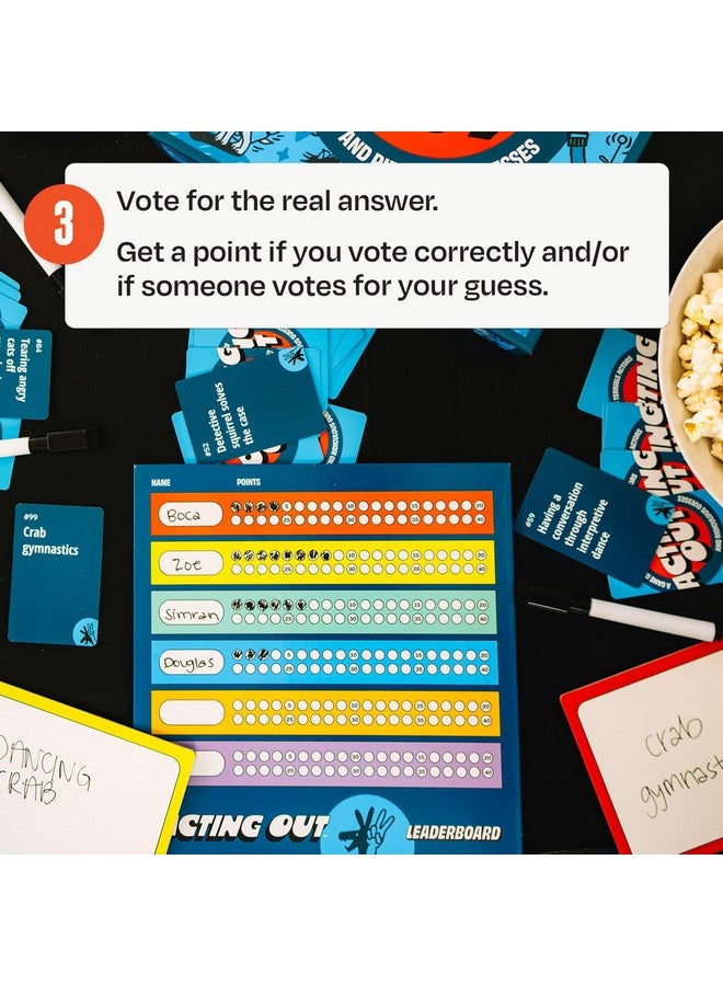 DSS Games Acting Out [Fun Charades & Guessing Card Game For Kids, Tweens, And Adults | 200 Hilarious Card Prompts | Perfect For Family Game Night, Gifts, Reunions, Groups, Parties & More | Ages 12 And Up] - Image 4