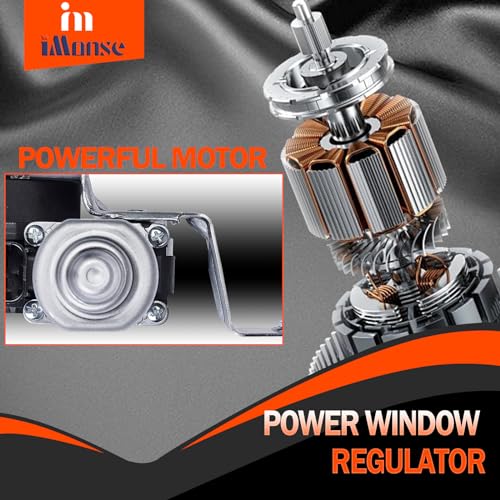 iMonse Rear Left Driver Side Power Window Regulator with Motor Replacement for 2002-2006 Cadillac Escalade 2000-2006 Chevy Tahoe GMC Yukon - Image 5