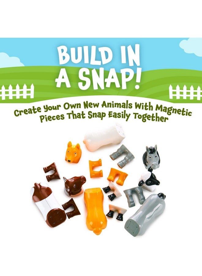ببيولار بلايثنجس مجموعة ألعاب حيوانات المزرعة المغناطيسية، 16 قطعة - Image 3