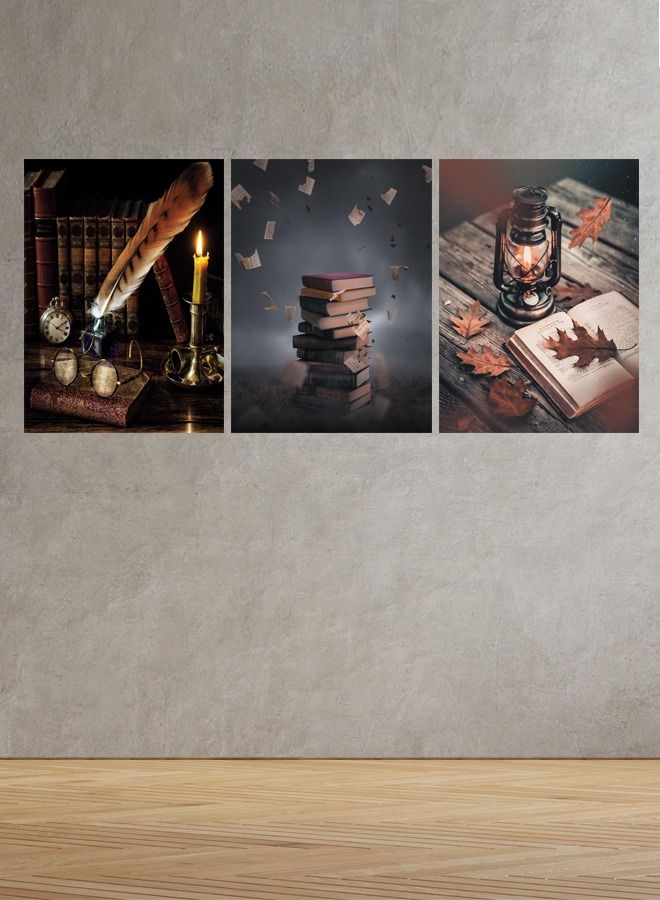 Marktna Decorative Wall Art Painting with a Modern Design, 3 Pieces, Size 120x60cm - Image 1