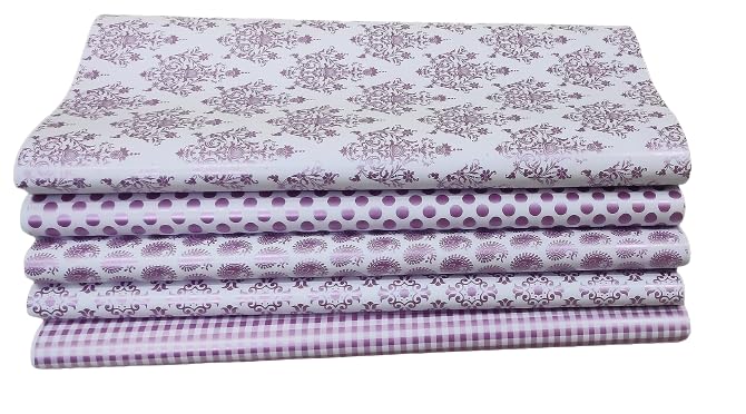 Just Flowers Gift Wrapping Paper Sheets with 1 Adhesive Tape, Printed Gift Wrapper (Pack of 20, Magenta Print) - Image 3