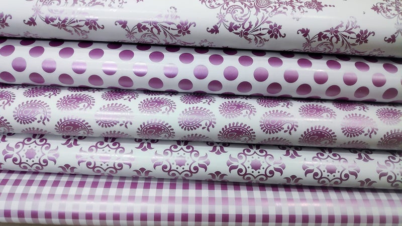 Just Flowers Gift Wrapping Paper Sheets with 1 Adhesive Tape, Printed Gift Wrapper (Pack of 20, Magenta Print) - Image 2