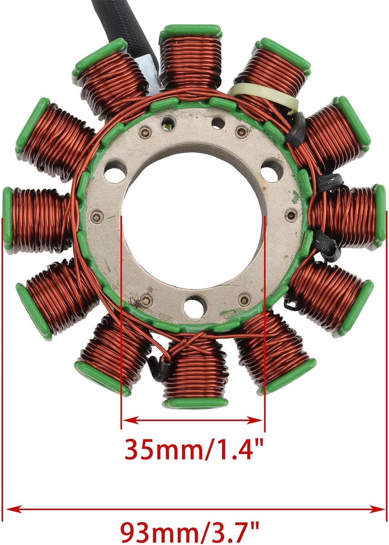 WOOSTAR 12 Coil 5 Wire Magneto Stator Replacement for Hyosung GT125 GT250 GV125 GV250R - Image 2