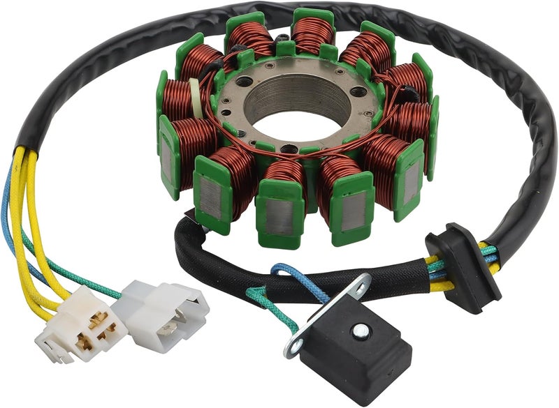 WOOSTAR 12 Coil 5 Wire Magneto Stator Replacement for Hyosung GT125 GT250 GV125 GV250R - Image 1