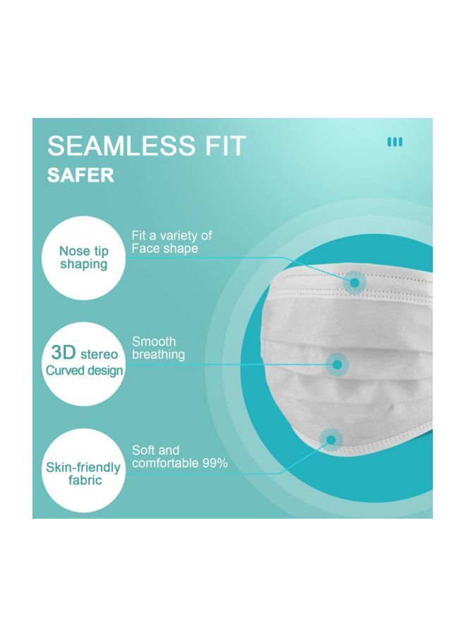 NIBEMINENT Pack Of 50 Disposable Anti-Dust Mouth Mask - Image 5
