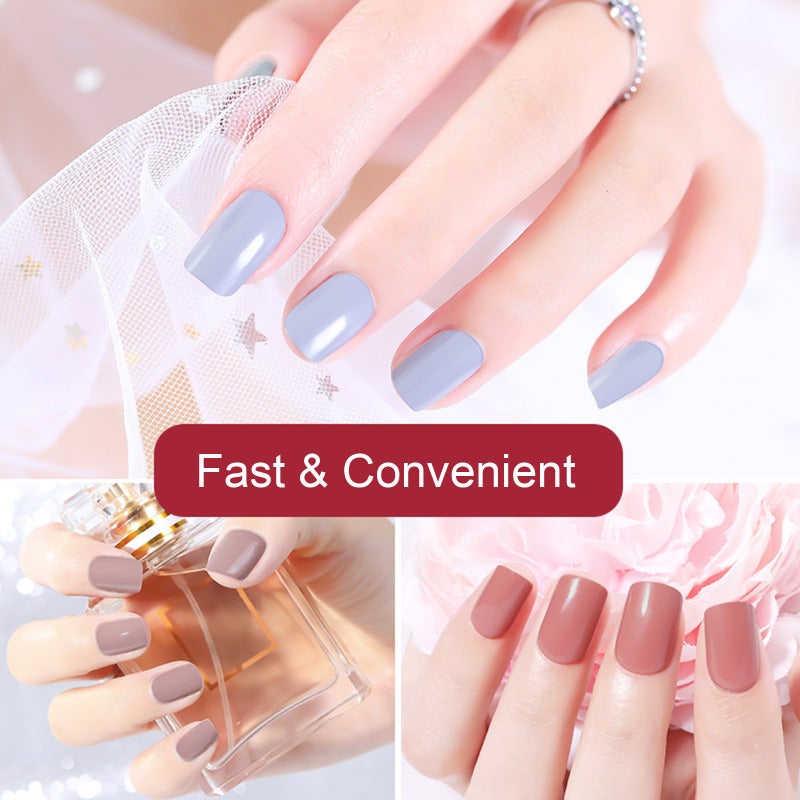 Fake Nails Tips Set 12 Different Sizes Natural French Short False Nails Tips Full Cover Acrylic Artificial Nails for Nail Salons & DIY Nail Art Tool - Image 3