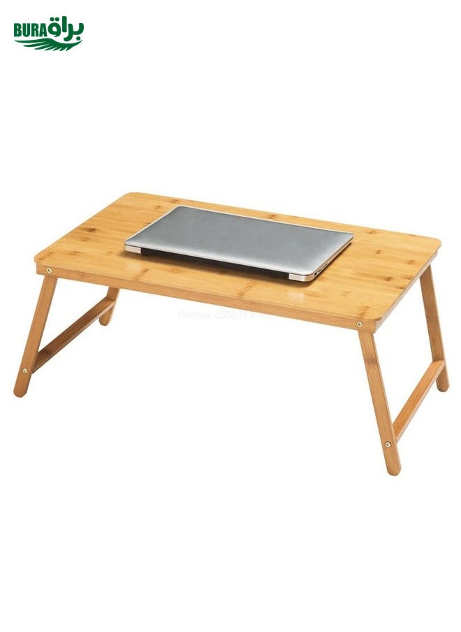 BURAQ - Nanzhu Folding Computer Table Bed Card Slot Laptop Table Simple Lazy Lift Computer Desk, Size:Medium 54cm(No drawers and no fans) - Image 1