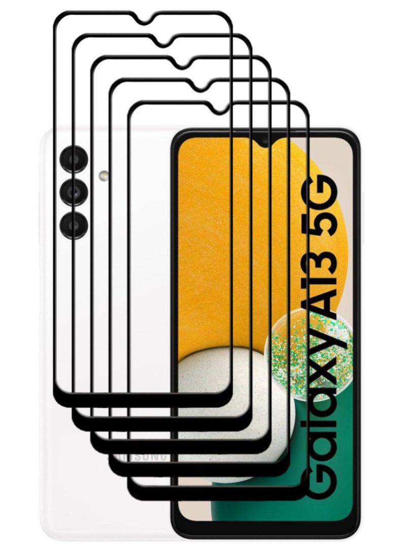 ACLIX 5 Pieces Antistatic ESD Dustproof Premium Quality High Definition Tempered Glass Screen Protector Designed For Samsung Galaxy A13 5G - Image 1