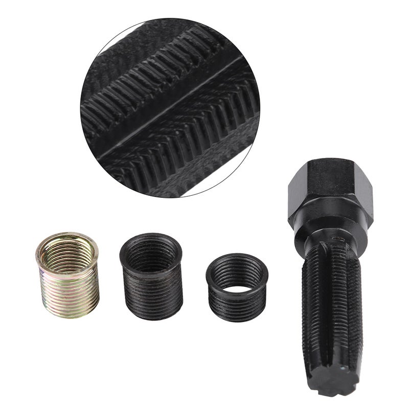 16Pcs 14mm x 1.25 Spark Plug Thread Repair Tool Kit M16 Tap W/ Portable Case - Image 4