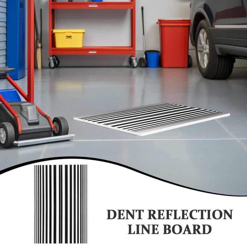 Adjustable Dent Removal Board with Reflection Line and Hail Damage Detection Panel Black - Image 4