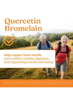 Doctor's Best Doctor's Best Quercetin Bromelain, Immunity Support Capsule, Heart, Joint & Healthy Respiratory System, Non-GMO, Vegan, Gluten Free, Soy Free,180 VC  - Image 3
