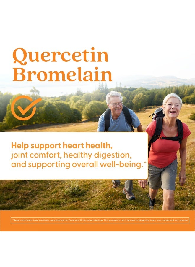 Doctor's Best Quercetin Bromelain, Immunity Support Capsule, Heart, Joint & Healthy Respiratory System, Non-GMO, Vegan, Gluten Free, Soy Free,180 VC - Image 3