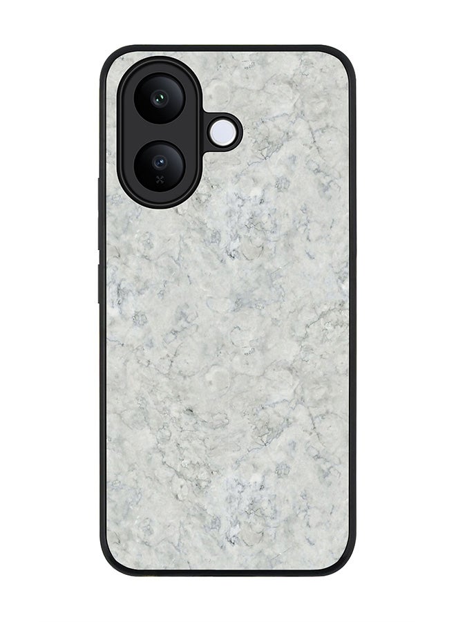 For vivo V60 Lite 5G / V60 Lite 4G Case,Slim fit Camera Protection, Shockproof Thin Phone cover  - Marble Texture White