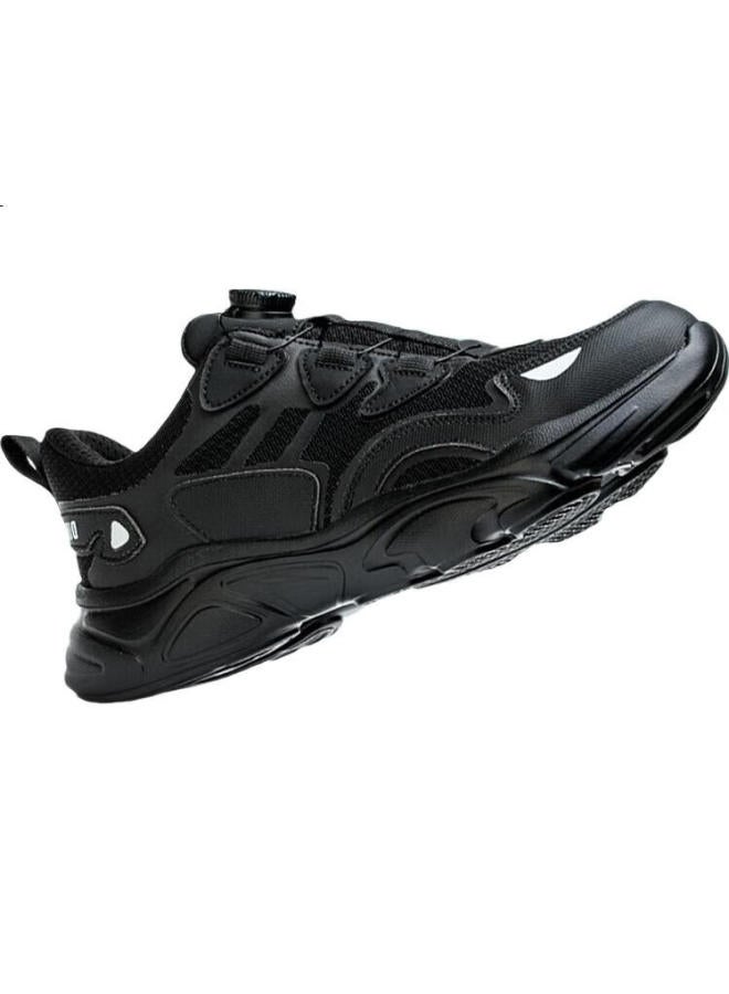 Dinggu Men'S Breathable Lightweight Smart Buckle Steel Toe Work Shoes Jd1168Hei42 - Image 2