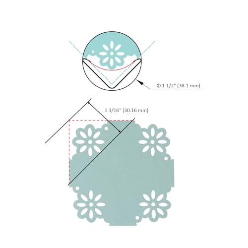 Bira Craft 1.5 inch Daisy Shape Paper Craft Lever Corner Punch for Scrapbooking(Daisy, Corner Punch) - Image 2