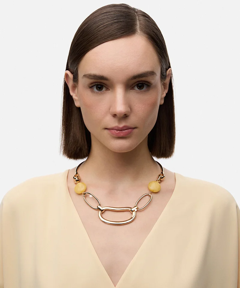 ابيكول Interlocking Rigid Necklace